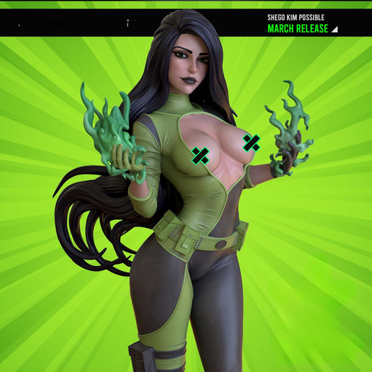 2198 Shego NSFW - Kim Possible - STL 3D Print Files