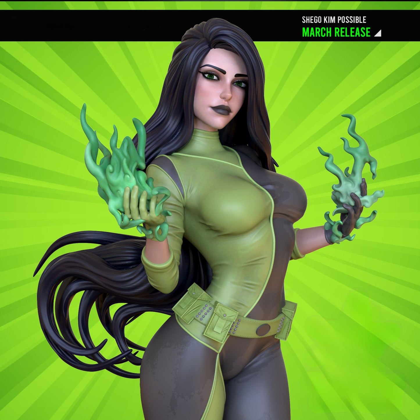 2198 Shego NSFW - Kim Possible - STL 3D Print Files