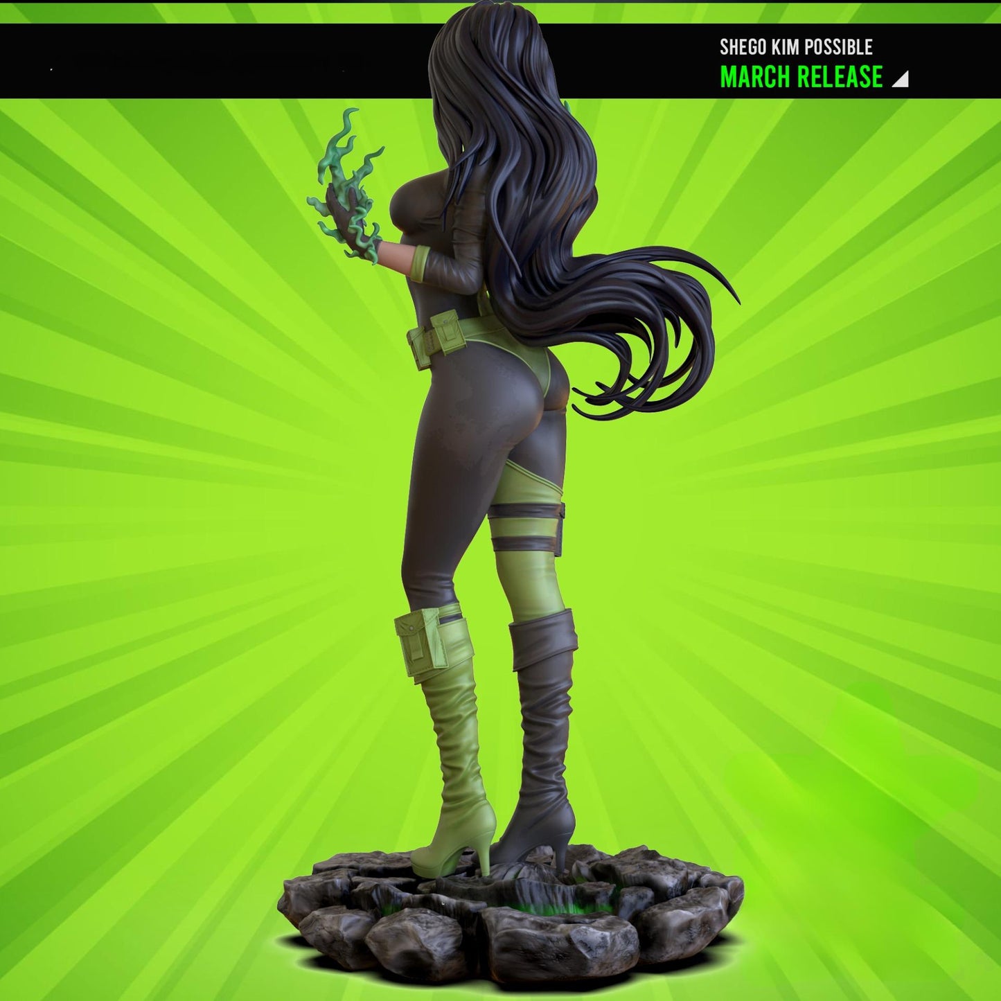 2198 Shego NSFW - Kim Possible - STL 3D Print Files