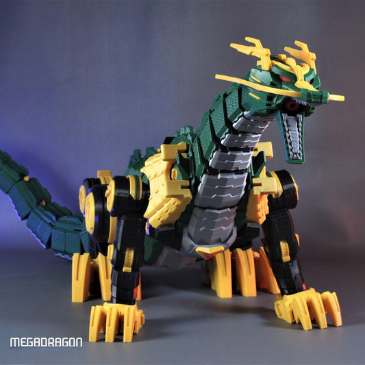 1234 Megadragon - STL 3D Print Files