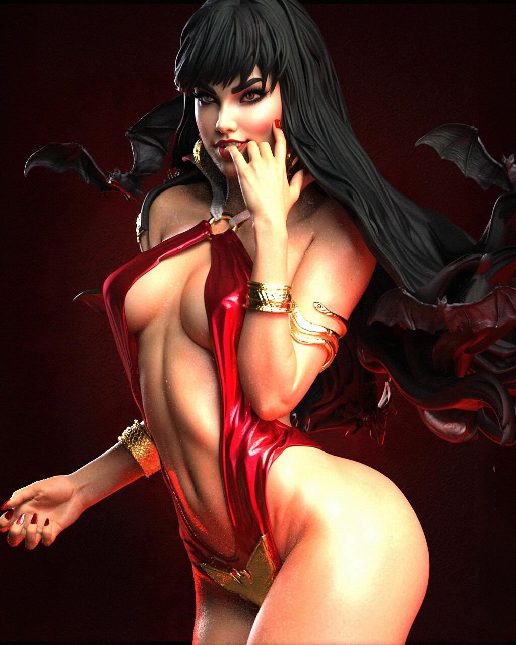2228 Vampirella - STL 3D Print Files