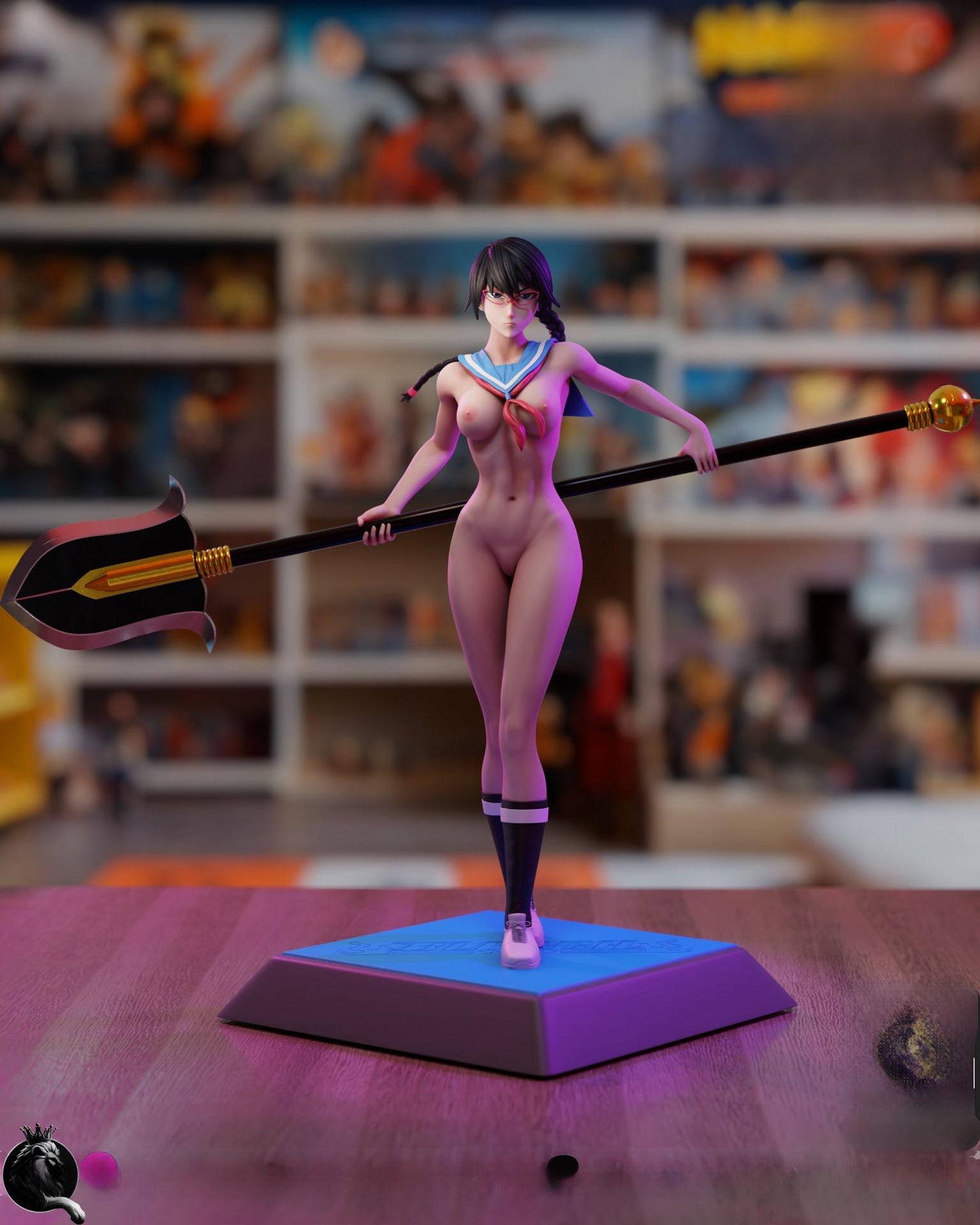 2252 Lisa Yadōmaru NSFW - Bleach - STL 3D Print Files
