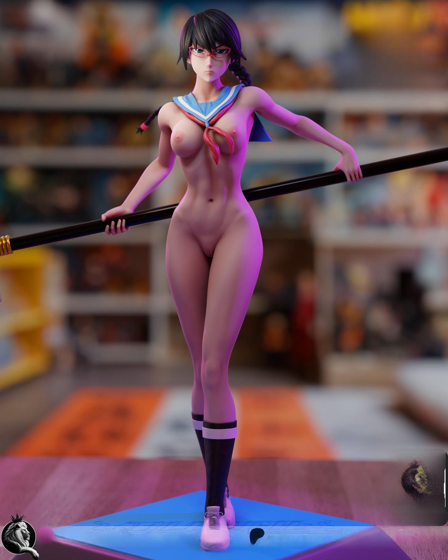 2252 Lisa Yadōmaru NSFW - Bleach - STL 3D Print Files