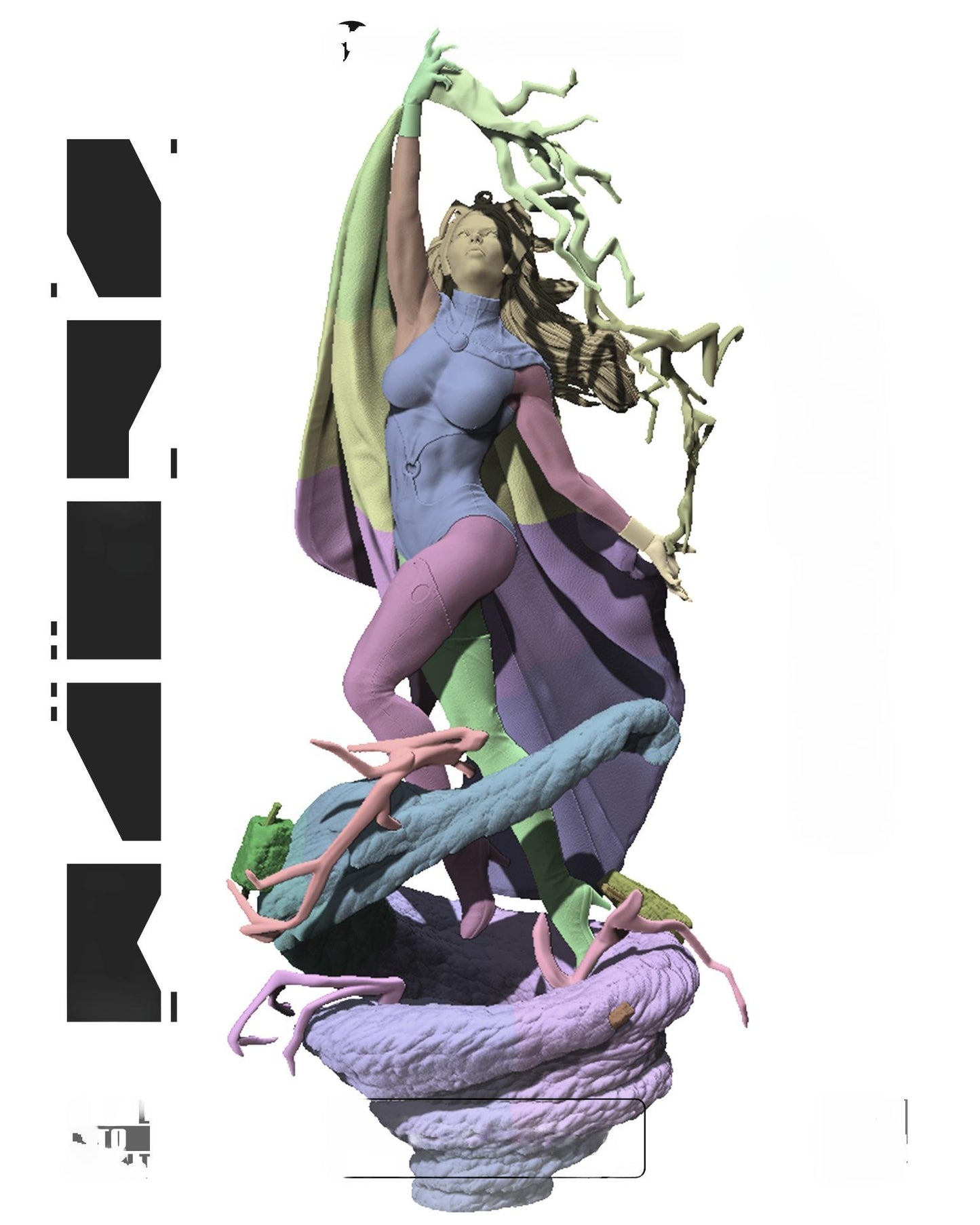 2268 Storm - X-men - STL 3D Print Files