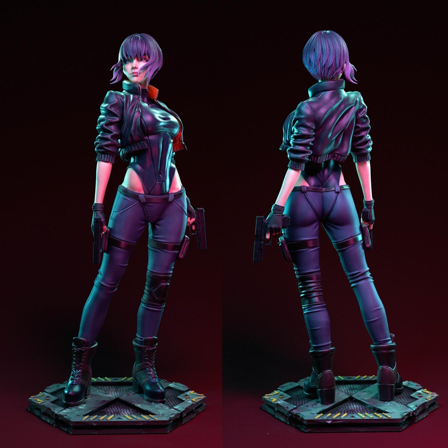2294 Motoko Kusanagi - Ghost in the Shell - STL 3D Print Files
