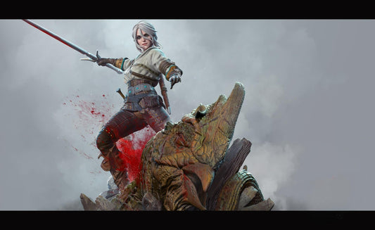 2297 Ciri - The Witcher 3 - STL 3D Print Files