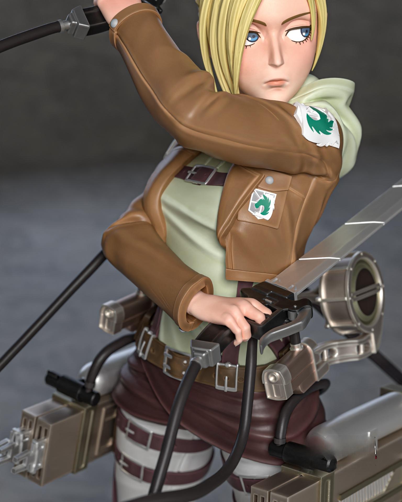 2306 Annie Leonhart NSFW - Attack on Titan - STL 3D Print Files – My Stl