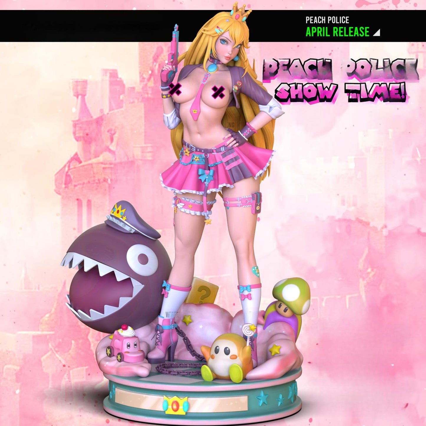 2308 Peach NSFW - Super Mario Bros - STL 3D Print Files