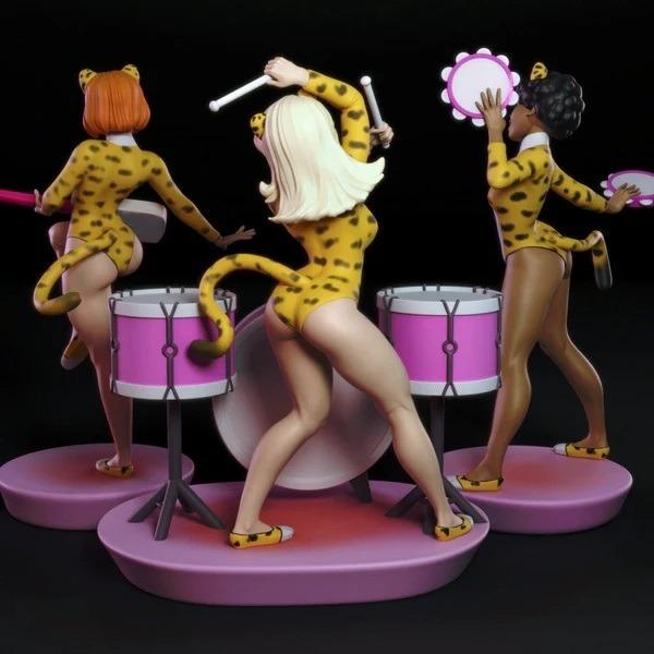 2330 Josie and the Pussy Cats NSFW - STL 3D Print Files