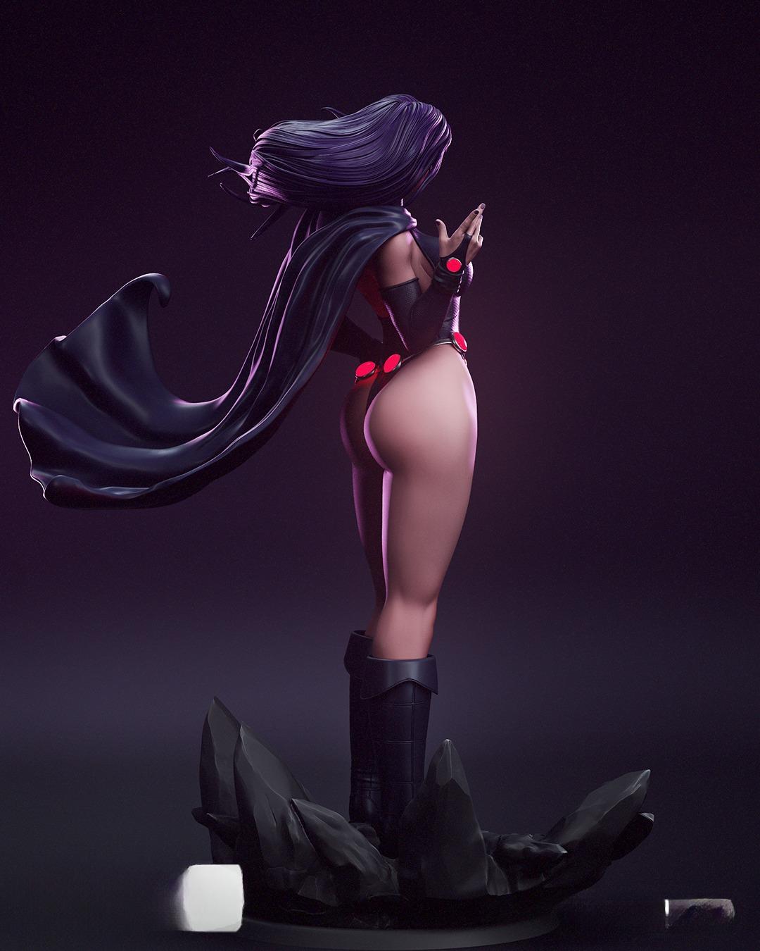 2337 Raven NSFW - DC Comics - STL 3D Print Files