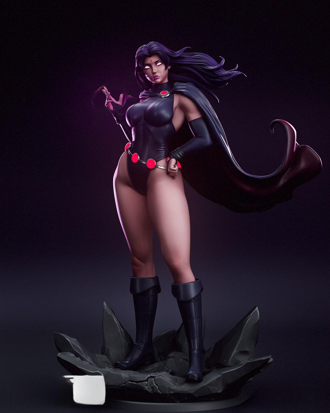 2337 Raven NSFW - DC Comics - STL 3D Print Files