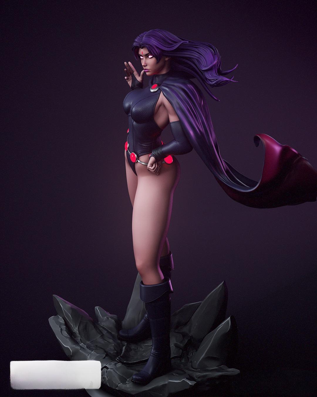 2337 Raven NSFW - DC Comics - STL 3D Print Files