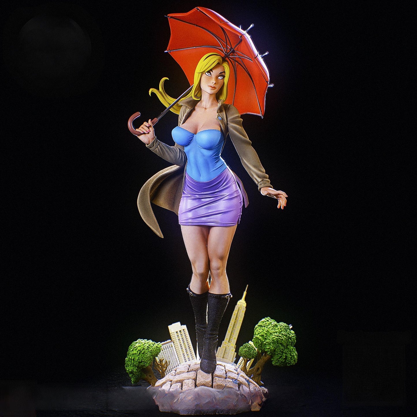 2341 Gwen Stacy NSFW - Spider-man - STL 3D Print Files