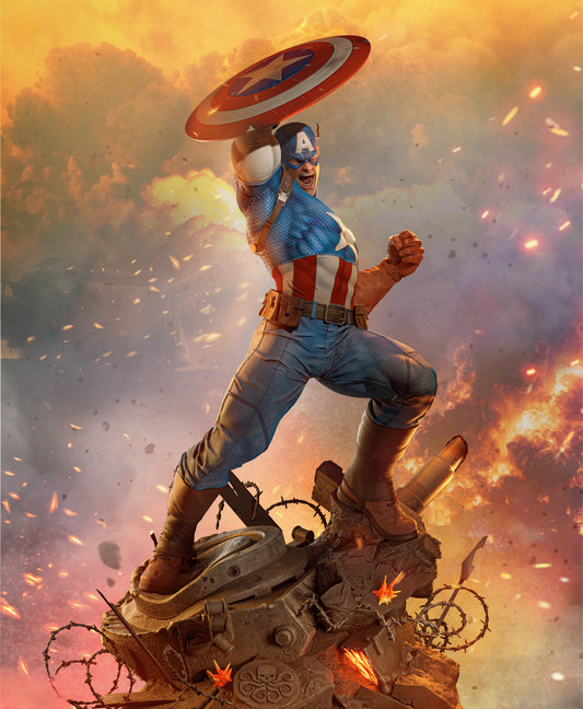 2381 Captain America - Marvel Comics - STL 3D Print Files