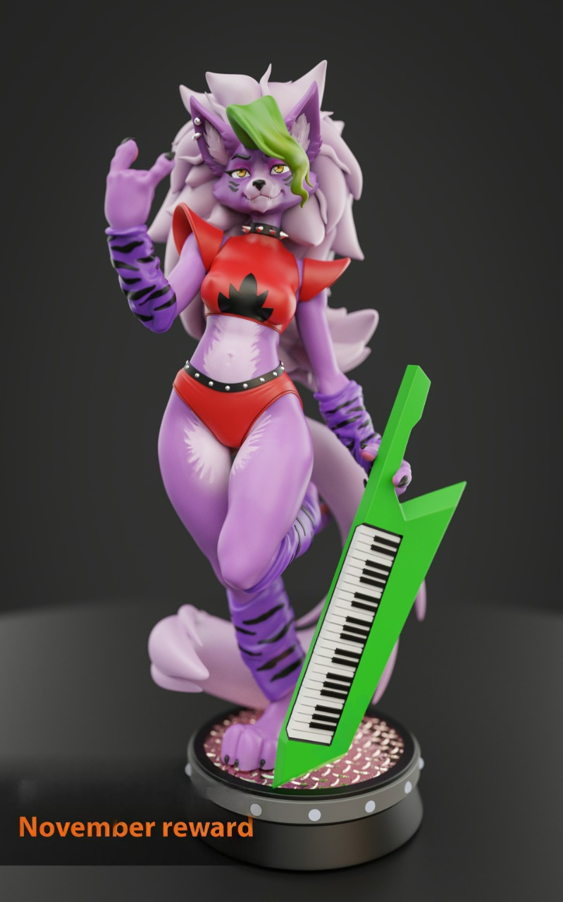 3026 Roxanne Wolf NSFW - Five Nights at Freddy's - STL 3D Print Files
