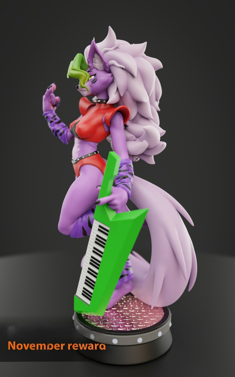3026 Roxanne Wolf NSFW - Five Nights at Freddy's - STL 3D Print Files