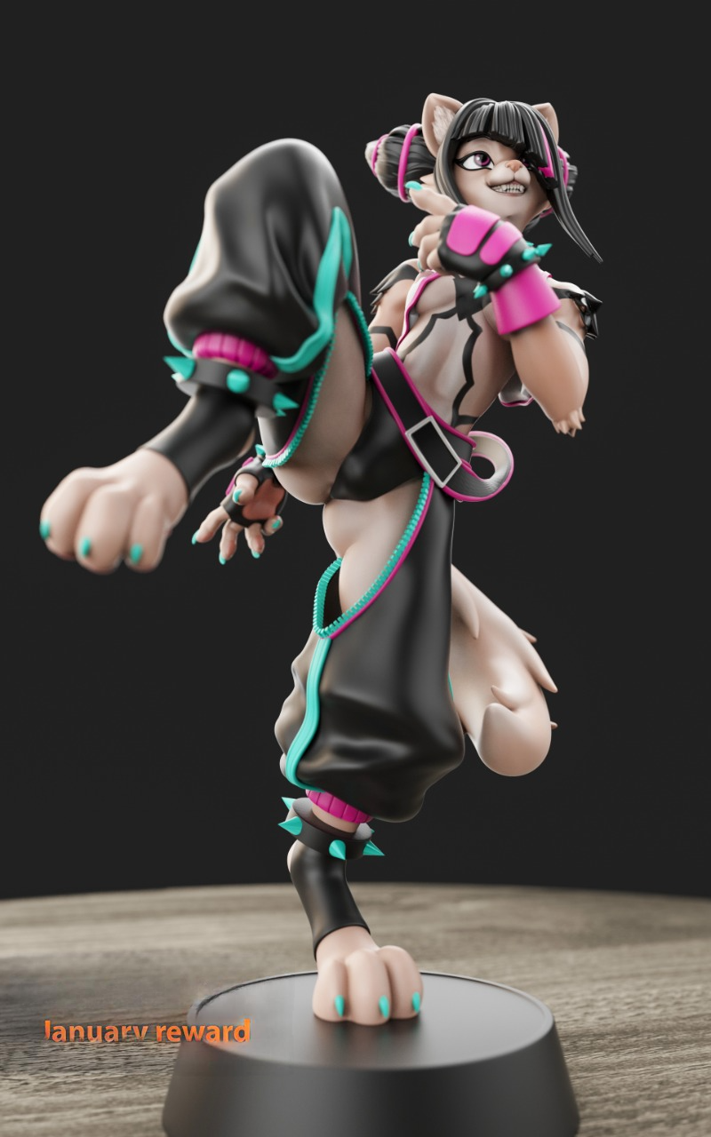 3028 Juri Han NSFW - Street Fighter - STL 3D Print Files