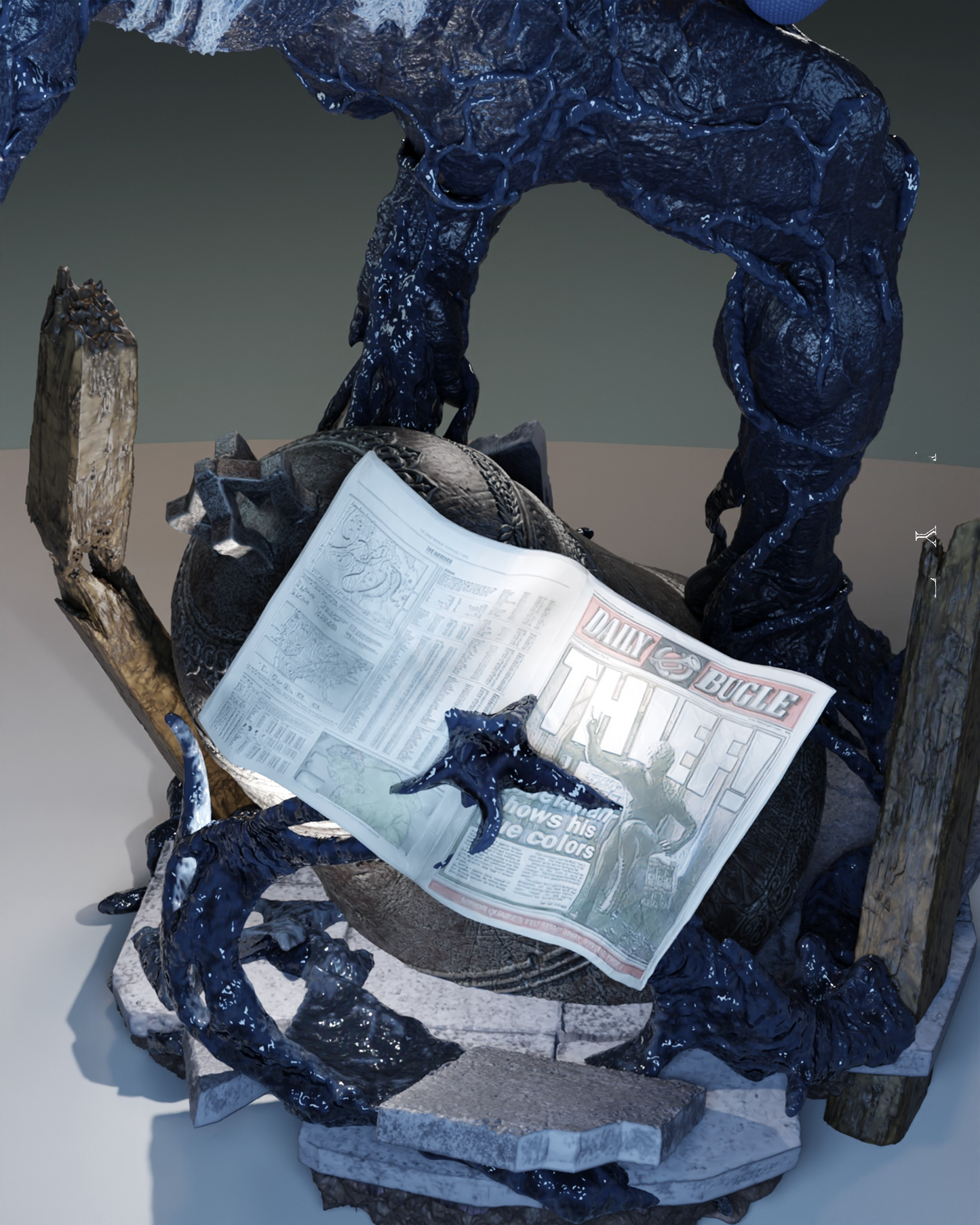 2398 Spider-Man VS Venom - STL 3D Print Files