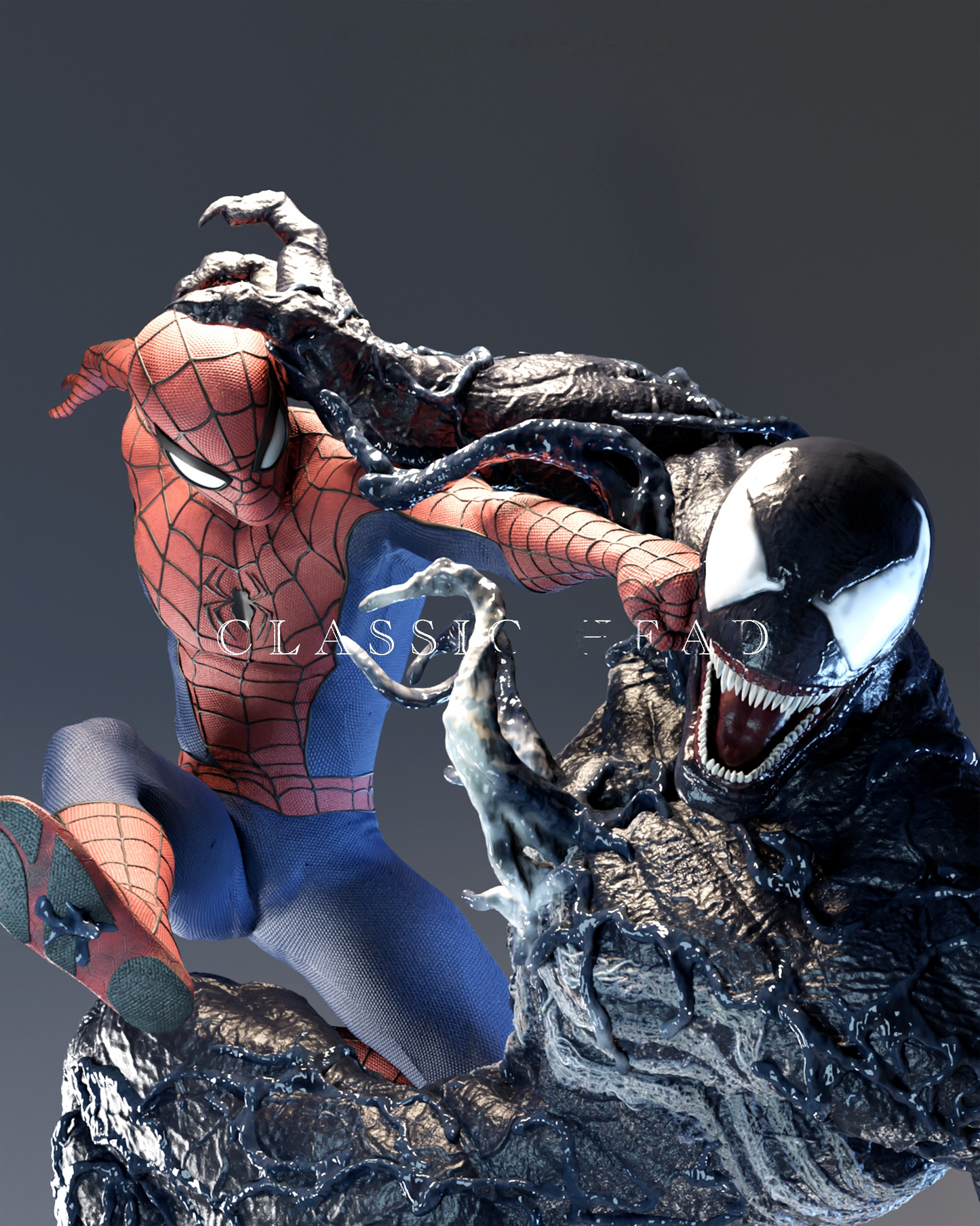 2398 Spider-Man VS Venom - STL 3D Print Files