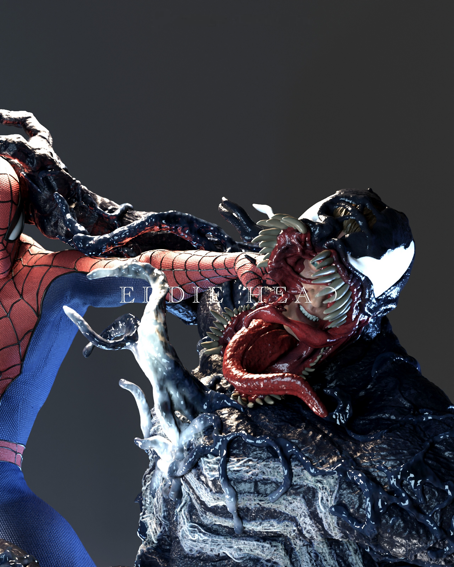 2398 Spider-Man VS Venom - STL 3D Print Files