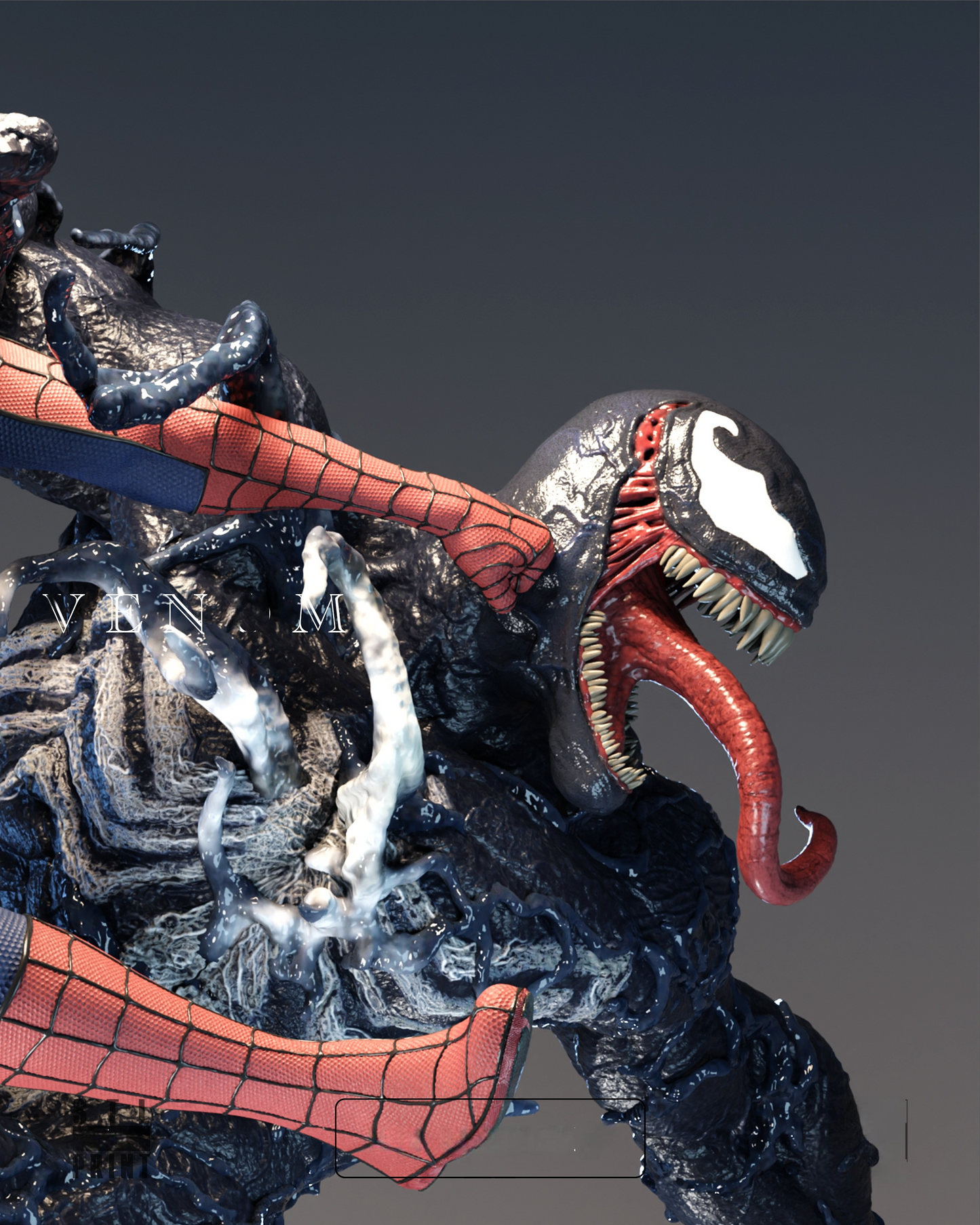 2398 Spider-Man VS Venom - STL 3D Print Files