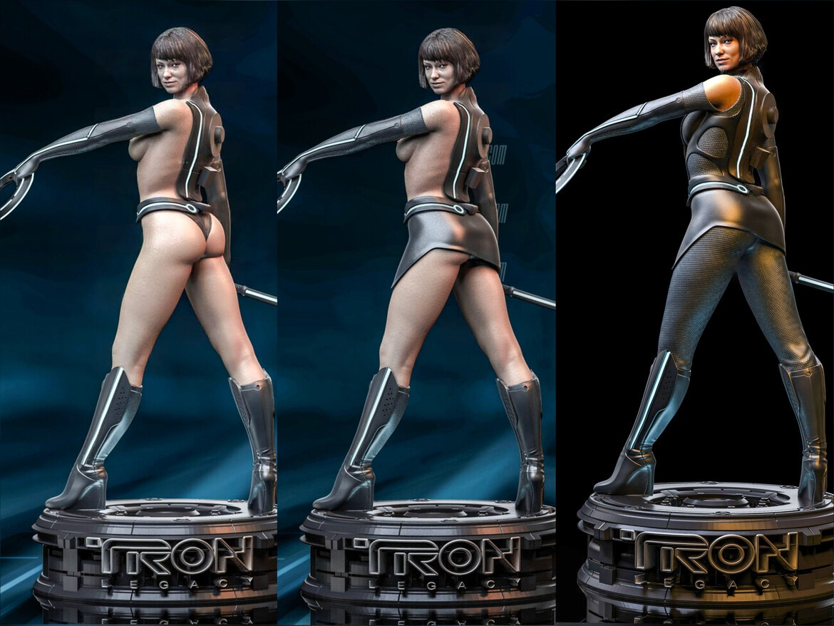 2404 Quorra NSFW - Tron - STL 3D Print Files