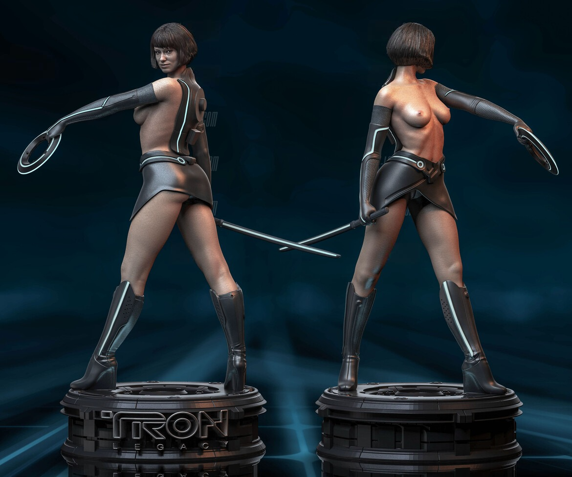 2404 Quorra NSFW - Tron - STL 3D Print Files