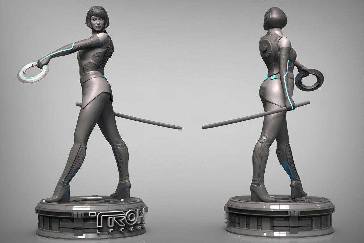 2404 Quorra NSFW - Tron - STL 3D Print Files