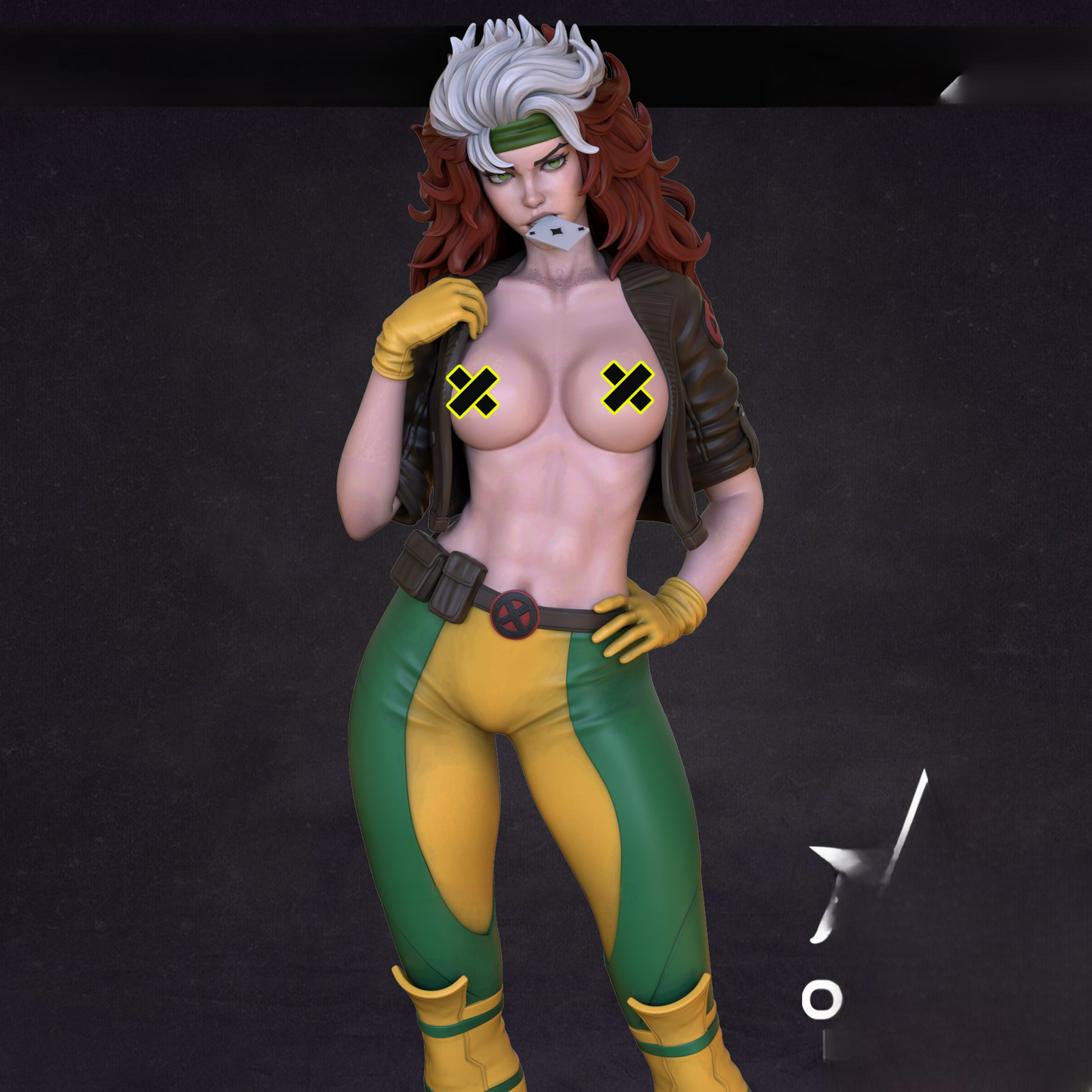 2412 Rogue Classic NSFW - X-MEN - STL 3D Print Files