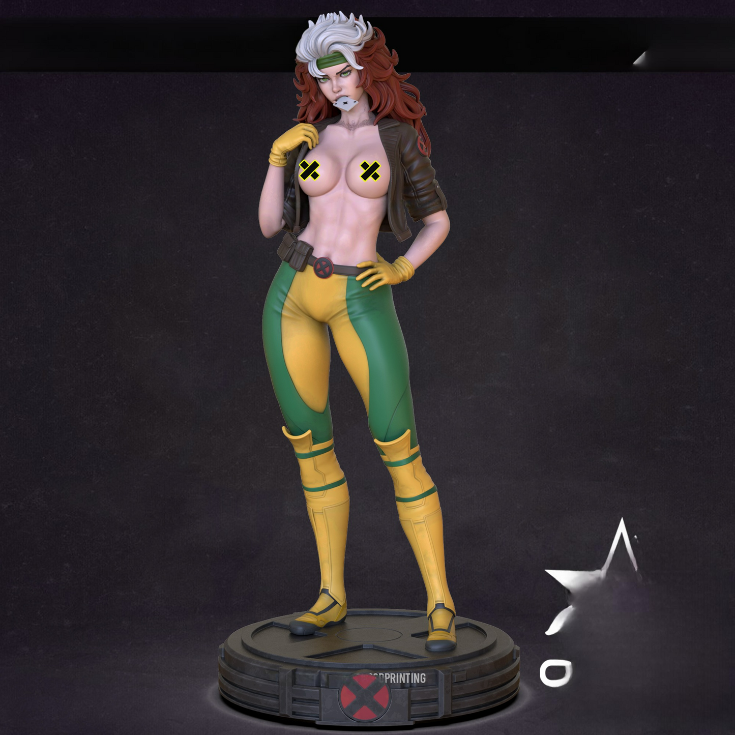 2412 Rogue Classic NSFW - X-MEN - STL 3D Print Files