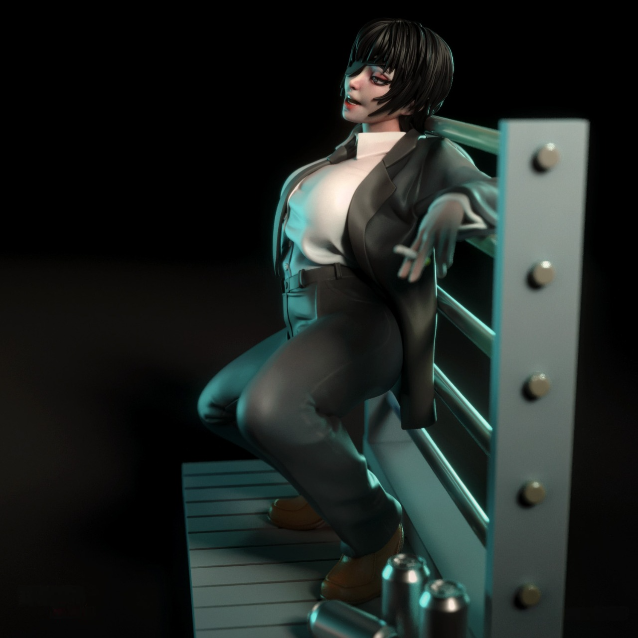 2442 Himeno NSFW - Chainsaw Man - STL 3D Print Files