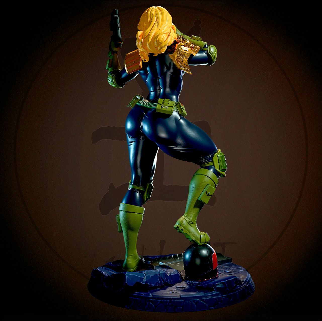 2463 Cassandra Anderson NSFW - Judge Dredd - STL 3D Print Files