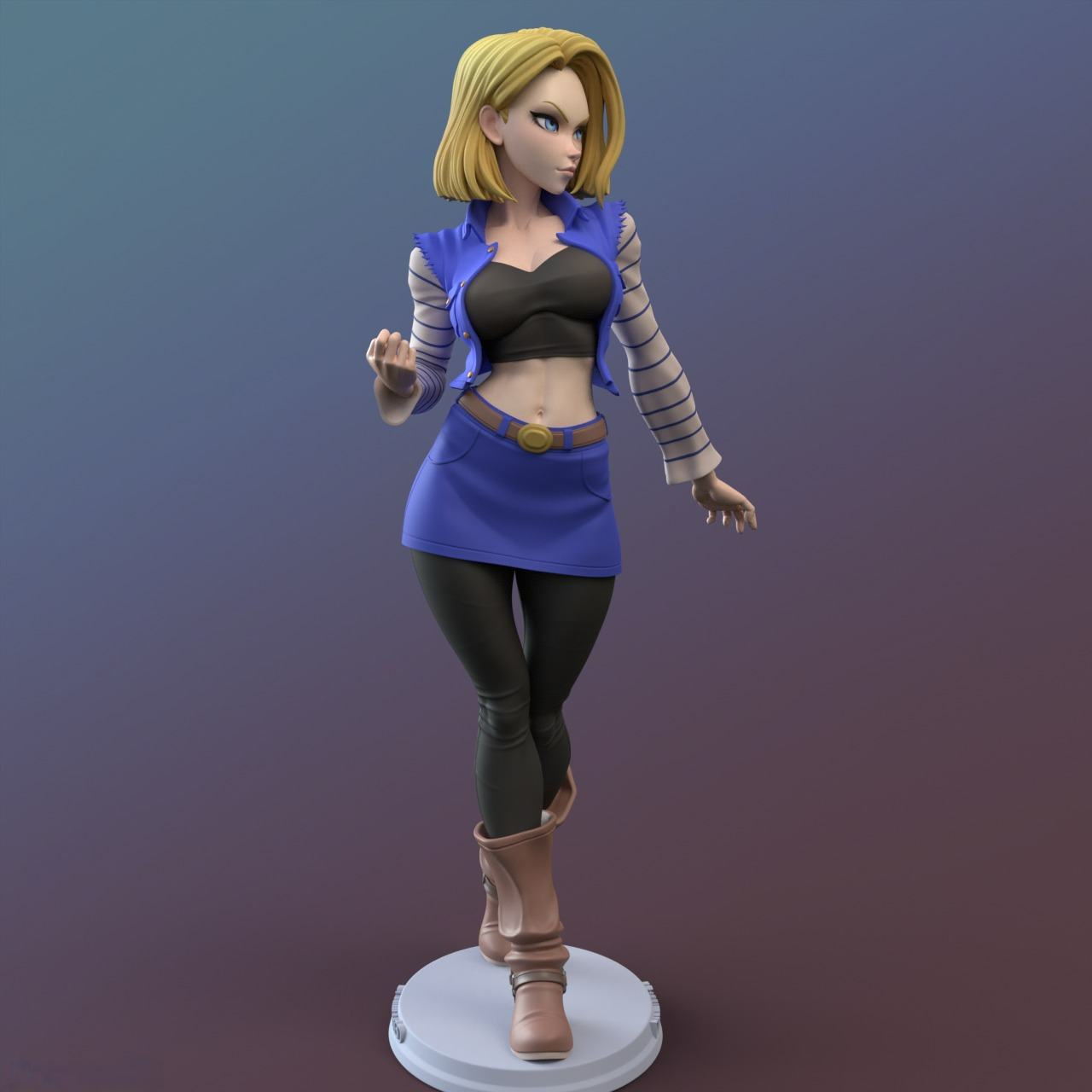 2465 Android 18 NSFW - Dragon Ball - STL 3D Print Files