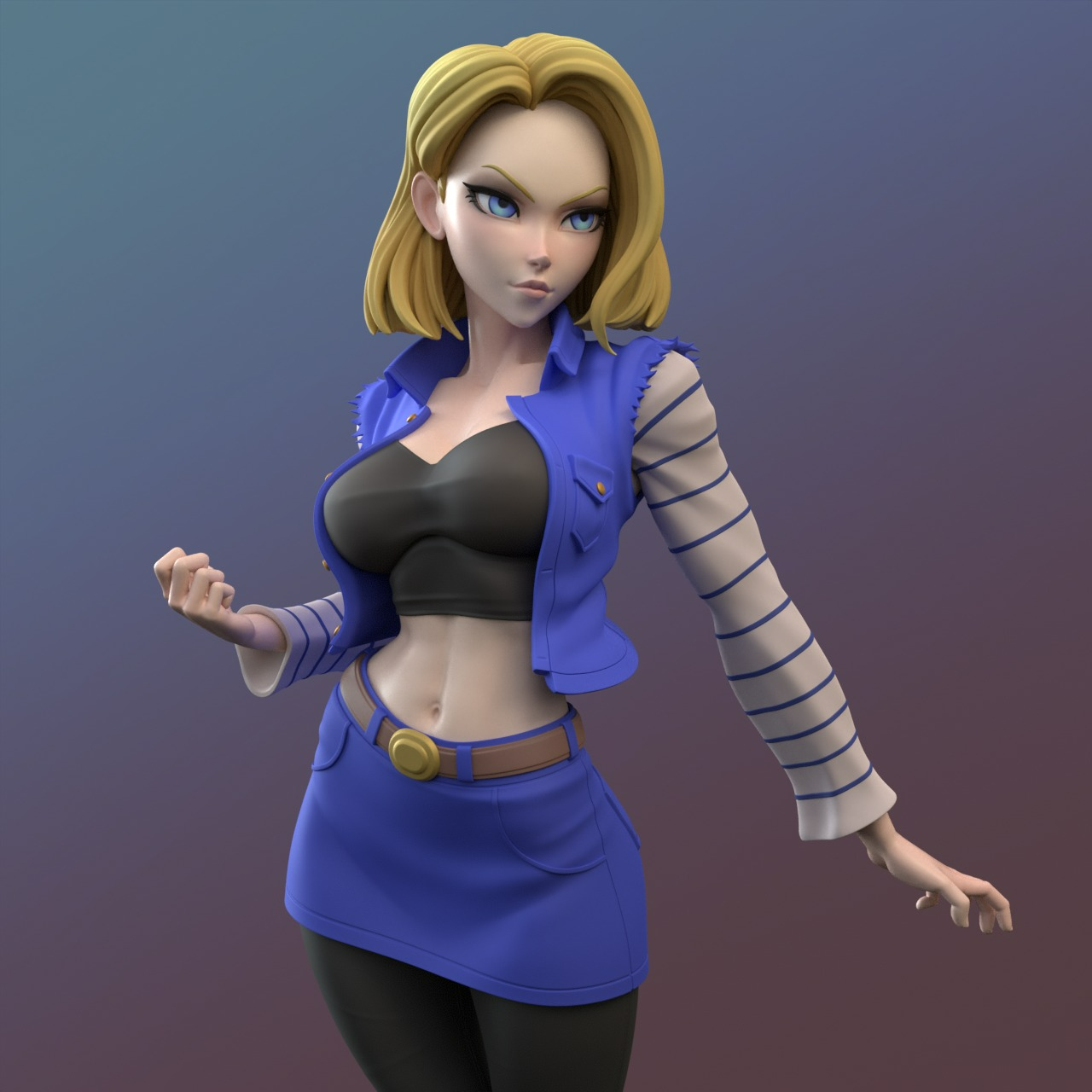 2465 Android 18 NSFW - Dragon Ball - STL 3D Print Files