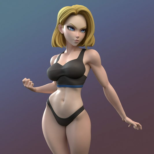 2465 Android 18 NSFW - Dragon Ball - STL 3D Print Files