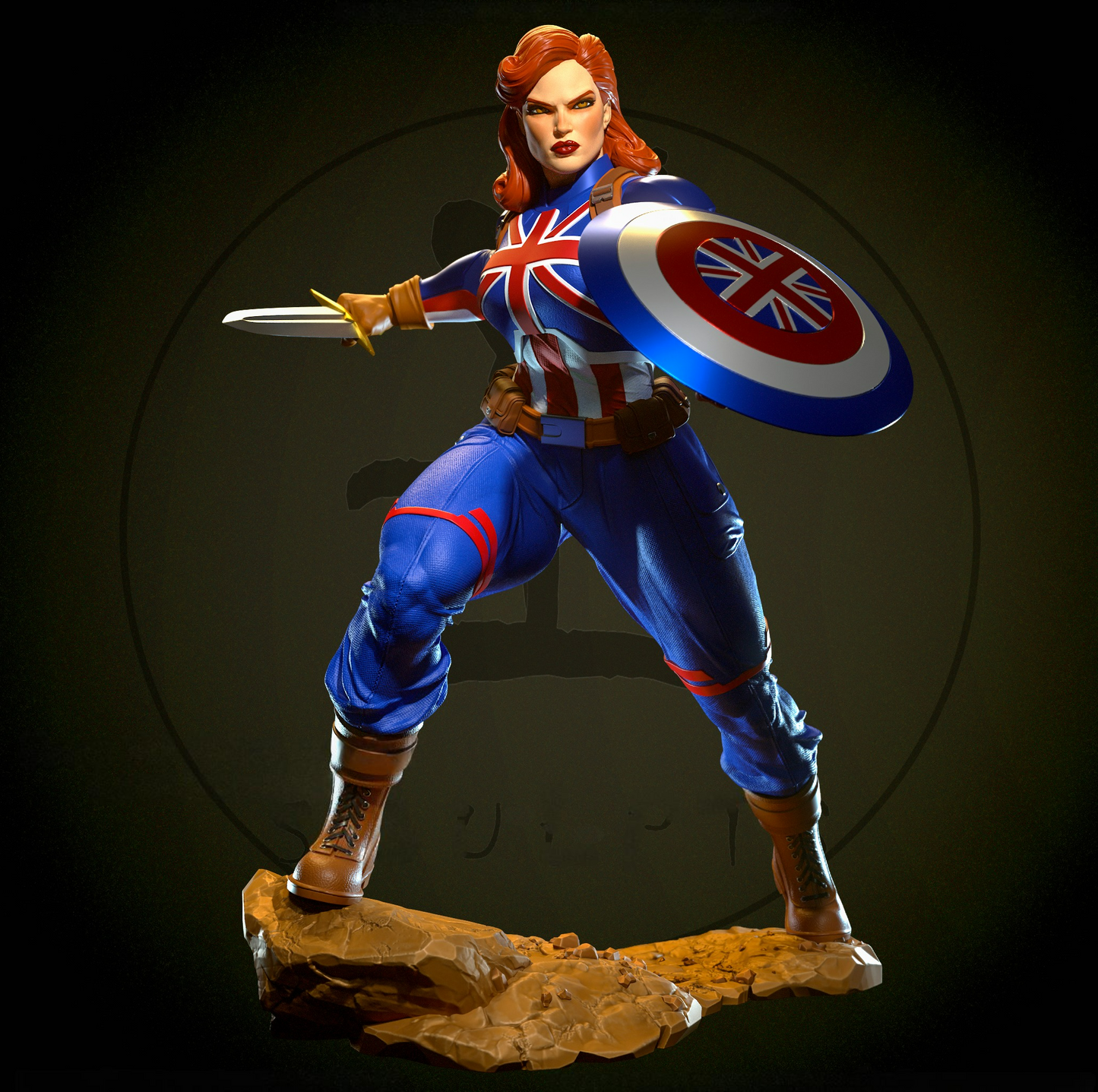 2666 Captain Carter NSFW - Marvel Comics - STL 3D Print Files