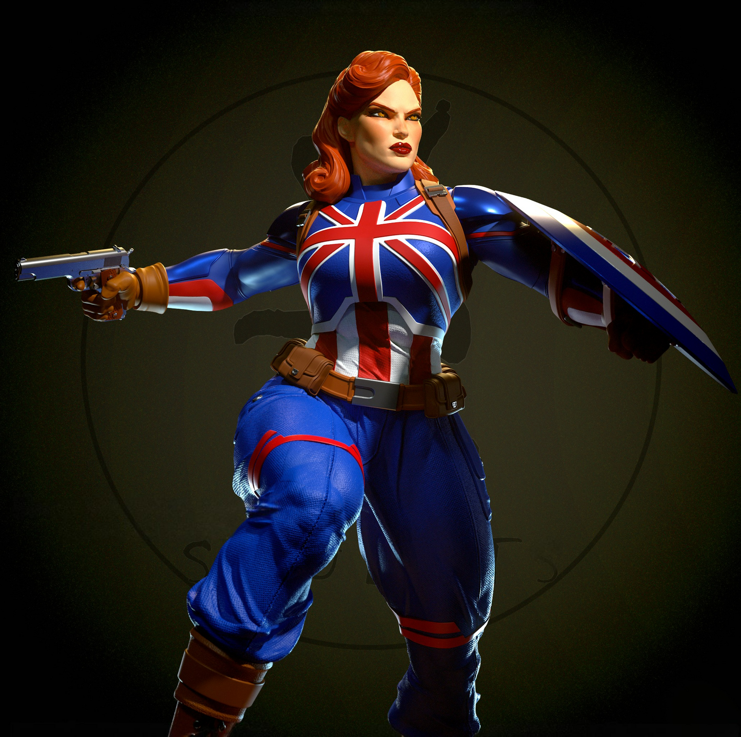 2666 Captain Carter NSFW - Marvel Comics - STL 3D Print Files
