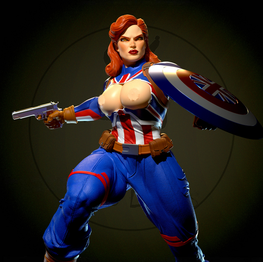 2666 Captain Carter NSFW - Marvel Comics - STL 3D Print Files