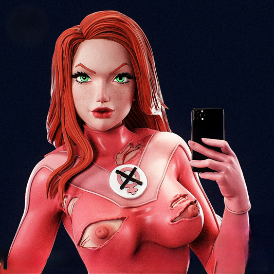 2677 Atom Eve NSFW - Invincible - STL 3D Print Files