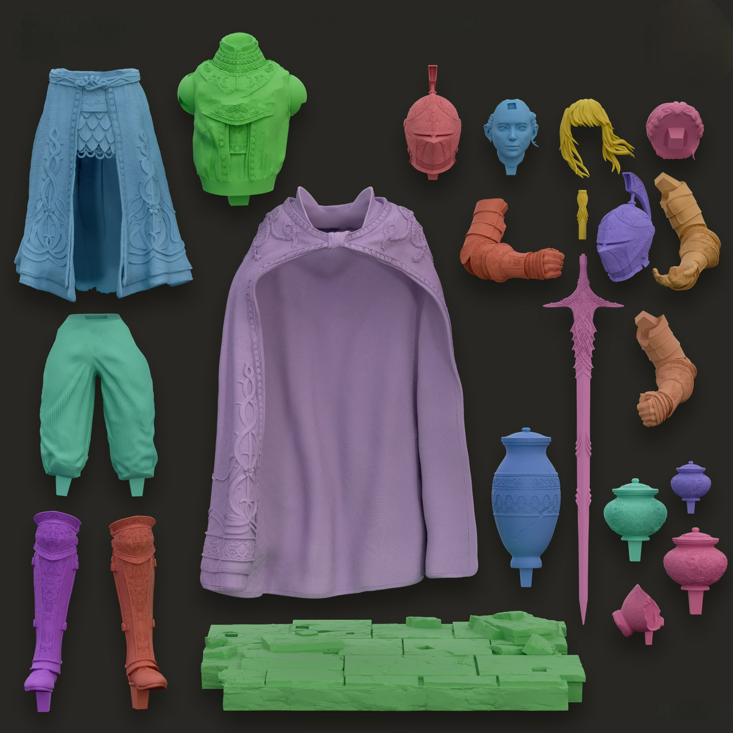 2685 Needle Knight Leda - Elden Ring - STL 3D Print Files