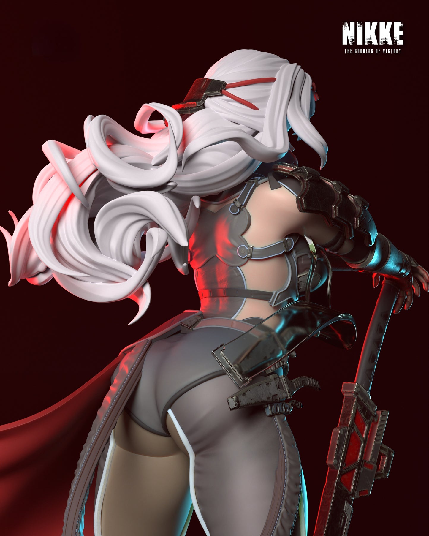 2696 Scarlet - Nikke Goddess of Victory - STL 3D Print Files