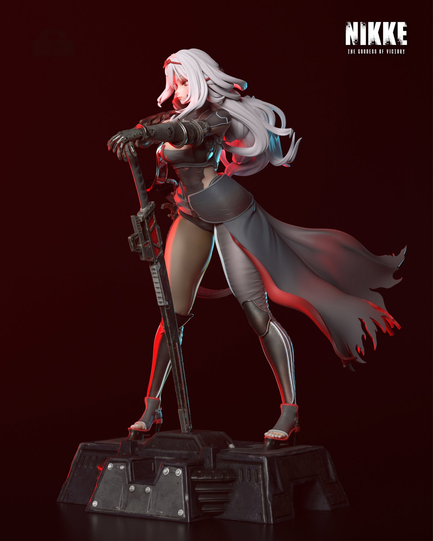 2696 Scarlet - Nikke Goddess of Victory - STL 3D Print Files