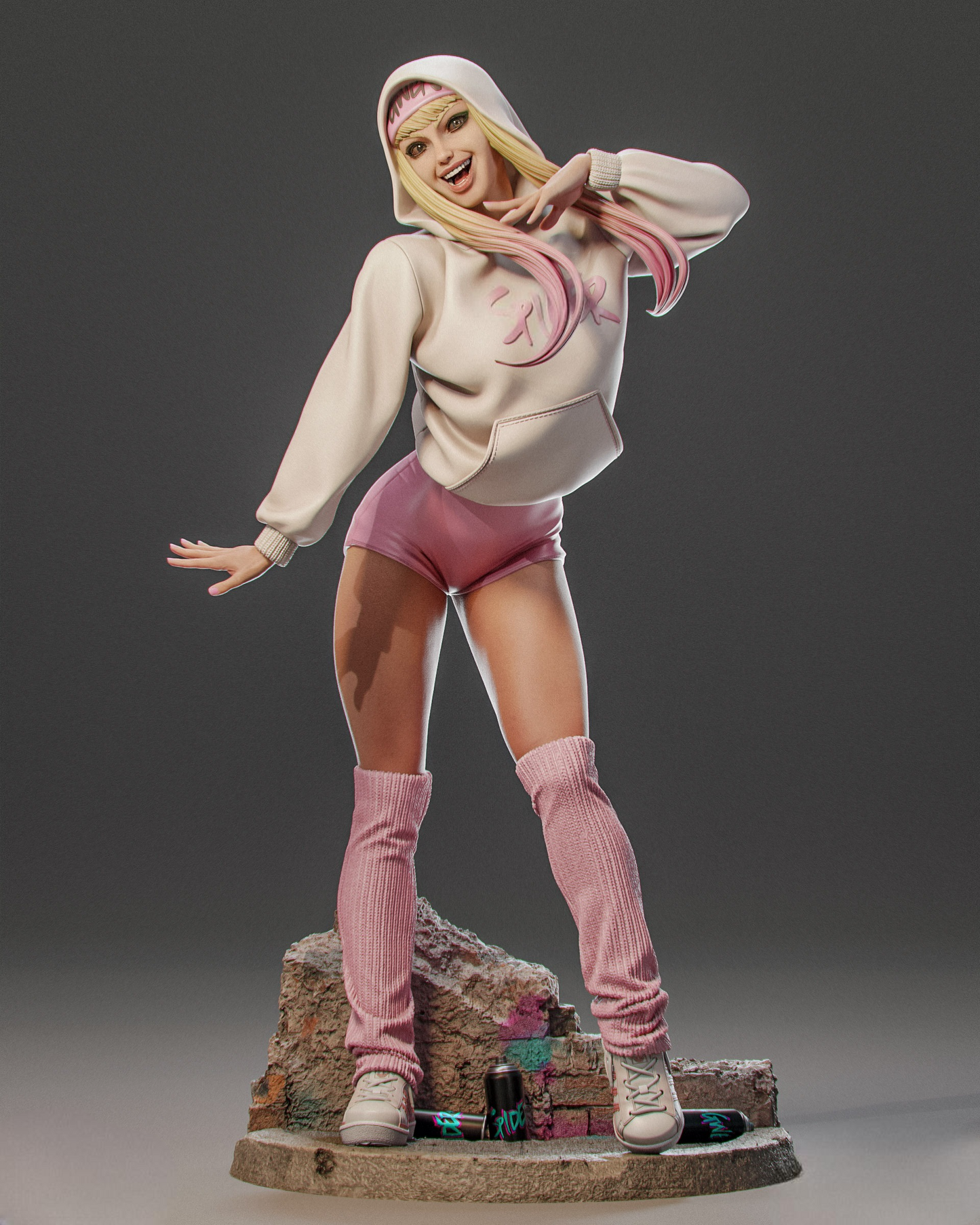 2700 Gwen Stacy - Spider-Woman - STL 3D Print Files