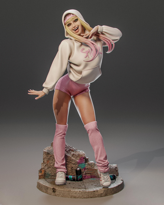 2700 Gwen Stacy - Spider-Woman - STL 3D Print Files