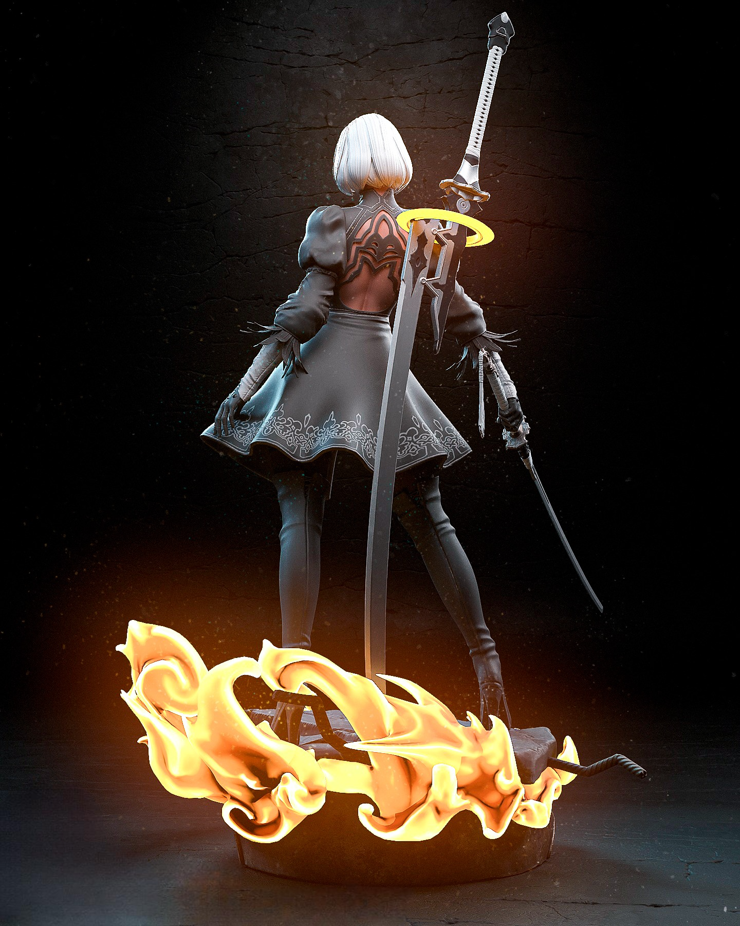 2704 2B - Nier Automata - STL 3D Print Files
