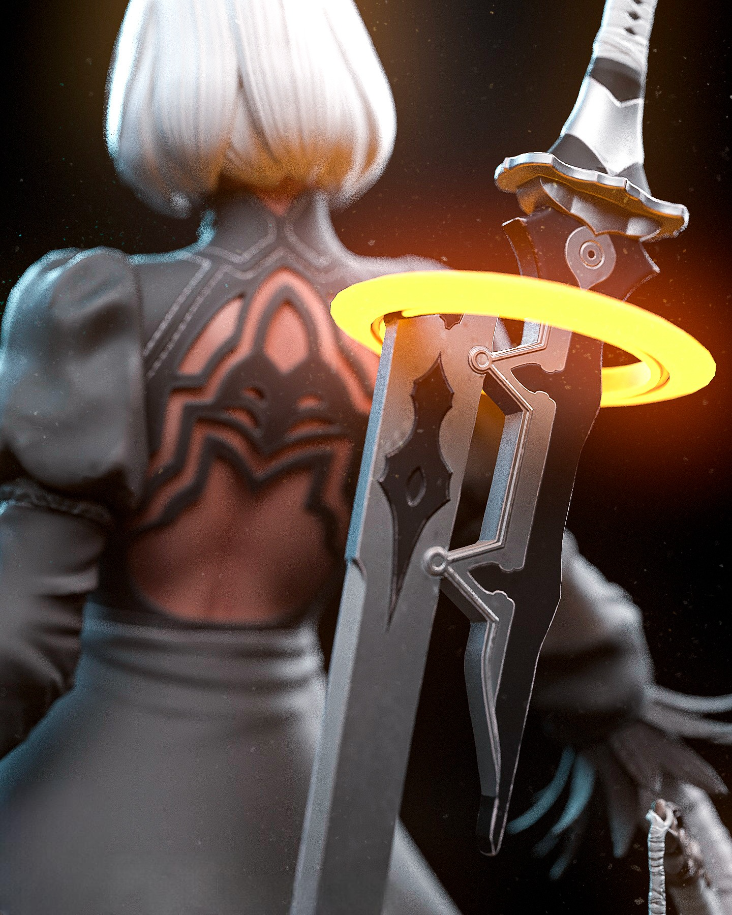 2704 2B - Nier Automata - STL 3D Print Files