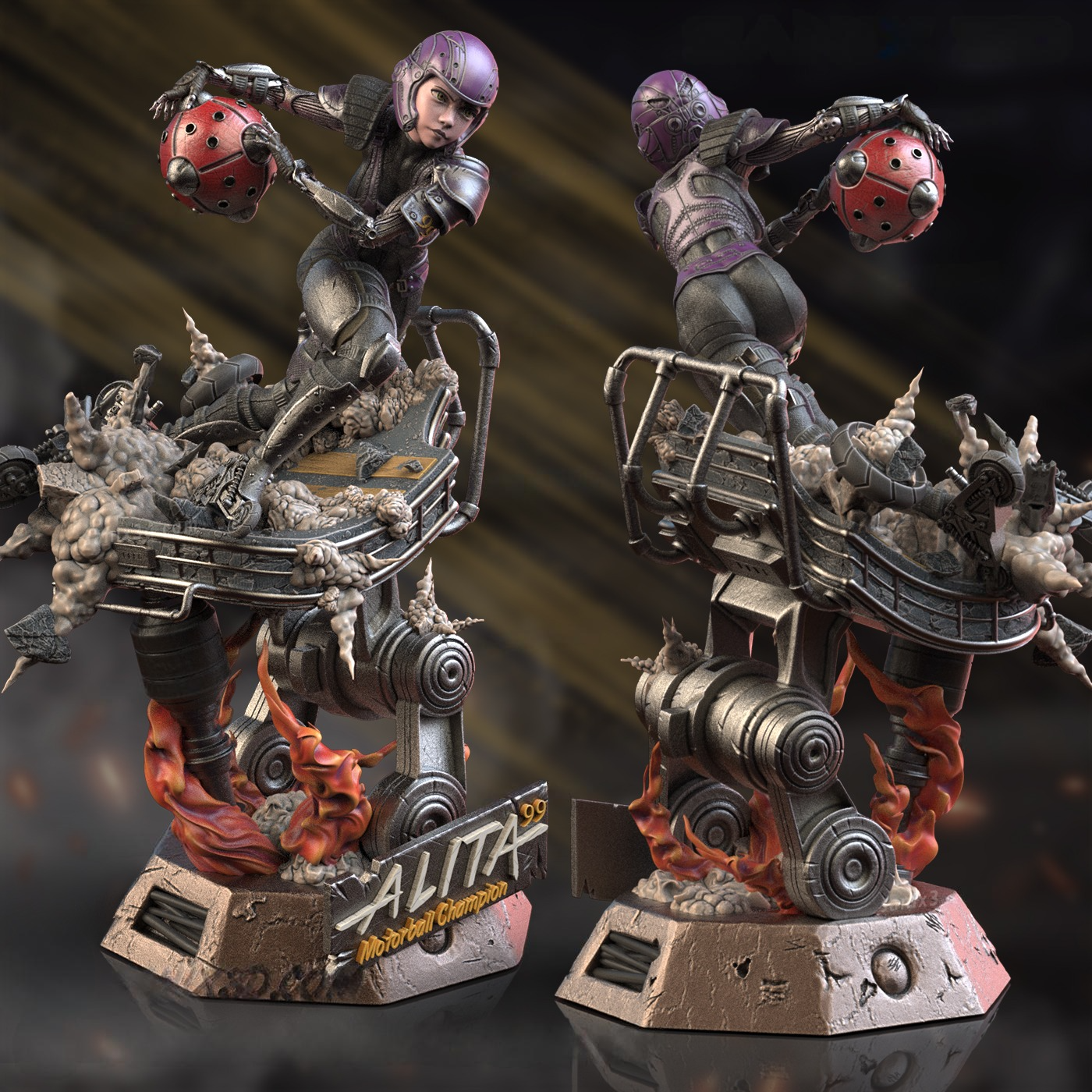 2705 Alita - Battle Angel - STL 3D Print Files