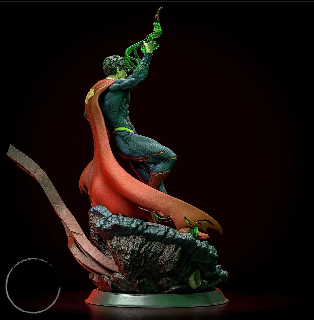 2723 Zombie Superman STL 3D Print Files