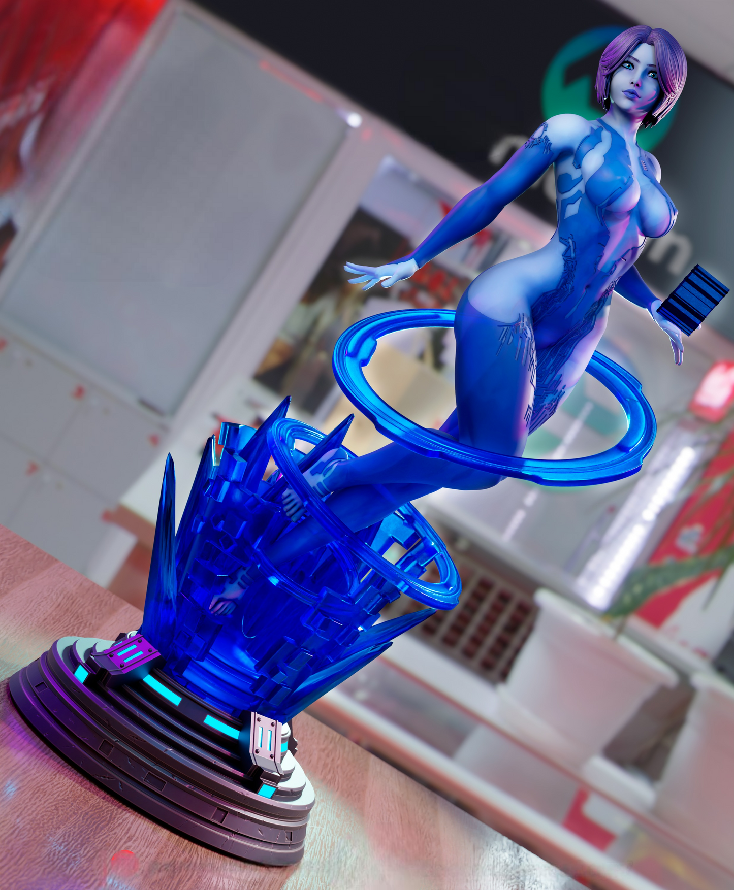 2792 Cortana NSFW - Halo - STL 3D Print Files