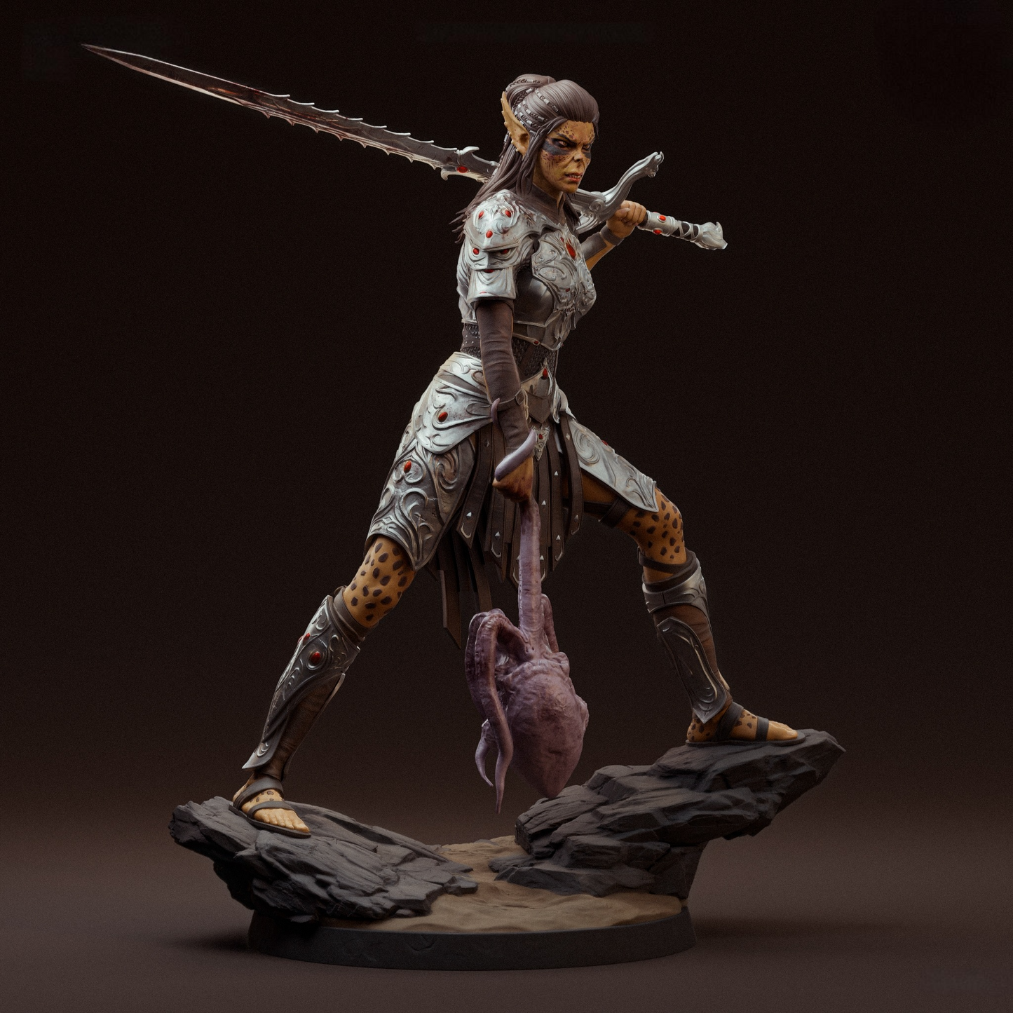 2813 Lae'zel - Baldurs Gate 3 - STL 3D Print Files